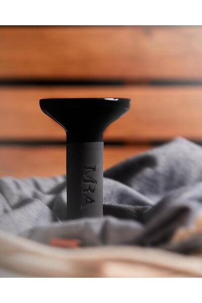 ALFE SHİSHA BLACK EDİTİON tek delikli phünel nargile lülesi yükseklik 11.5 cm