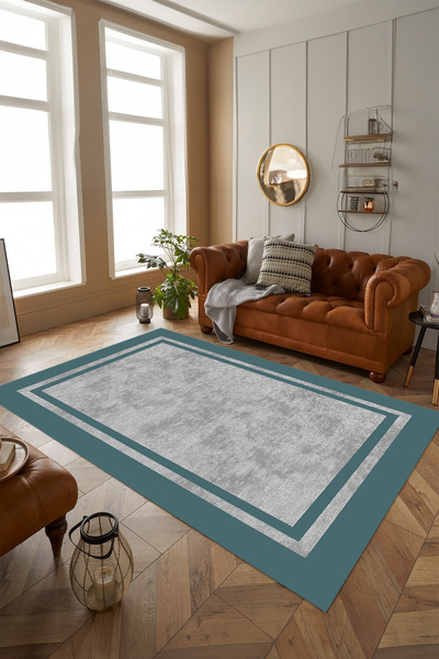 Viyana Home Dijital Kaymaz Taban Yıkanabilir Çerçeveli Yolluk Desenli Mutfak ...