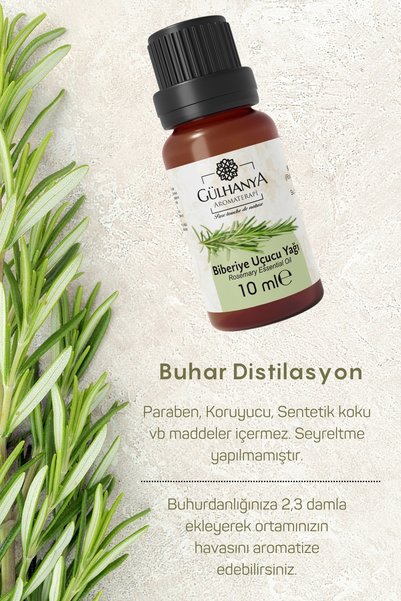 Gülhanya Aromaterapi Biberiye Uçucu Yağı 10ml