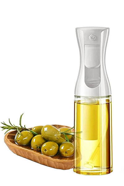 KCA HOME Cam Sprey Yağdanlık Airfryer Püskürtmeli Yağlık Fısfıs Püskürtücü Beyaz