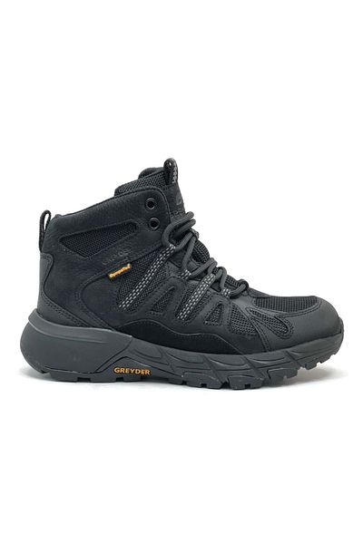 Greyder 17705 GR Sympatex Αδιάβροχο Unisex Sneaker - Δερμάτινο, ΜΑΥΡΟ