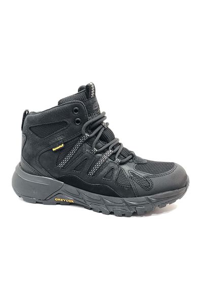 Greyder 17705 GR Sympatex Αδιάβροχο Unisex Sneaker - Δερμάτινο, ΜΑΥΡΟ