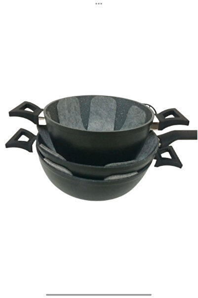 YUNUSOĞLU HOME Pan, Saucepan and Glass Protective Scratch-Proof Felt 20 cm Set of 6 - Keep Your Kitchen Utensils Safe