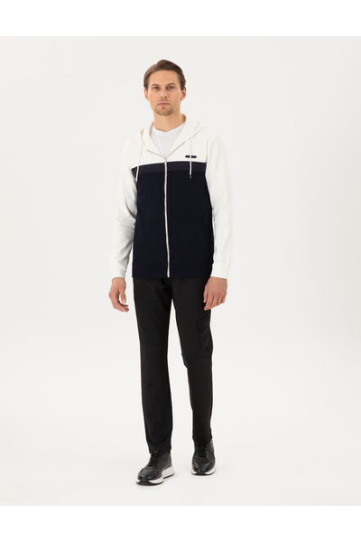 Pierre Cardin Ekru Regular Fit Örme Hırka 50292126-VR019
