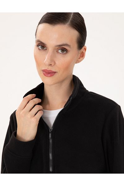 Pierre Cardin Black Oversize Fleece Sweatshirt 50300846 -Vr046