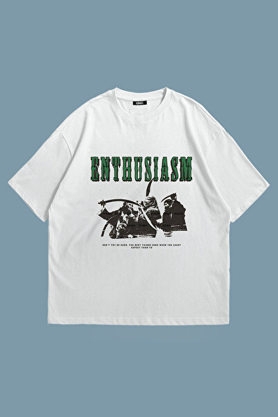 Grove Fashion Enthusiasm Printed Unisex Oversize T-Shirt