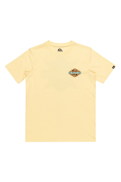 Quiksilver Rainmaker Youth Boy's Yellow T-Shirt Boy's T-Shirt Eqbzt04716