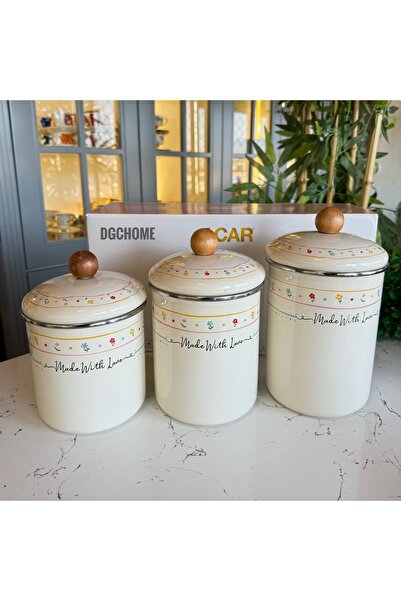 DGCHOME With Love 6 Parça Kavanoz Seti