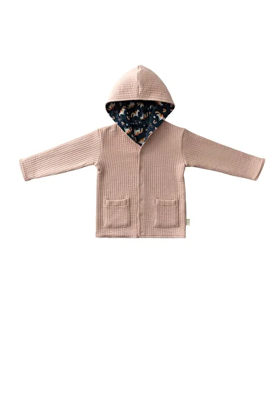 Miela Kids Double Sided Quilted Jacket Size: 3-6 Months