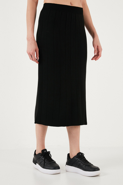 Fashion Friends Спідниця з трикотажу, середньої довжини, з фітсом та розрізом, Regular Fit ETEK 24K0229K1