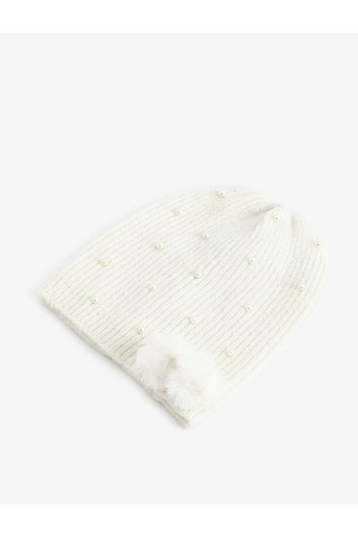 Koton Πλεκτό Beanie - Λεπτομέρεια με χάντρες