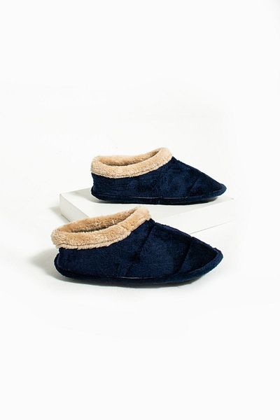 UCC Unisex Navy Blue Slippers Home Boots Home Παπούτσια Χοντρή ελαφριά άνετη σόλα