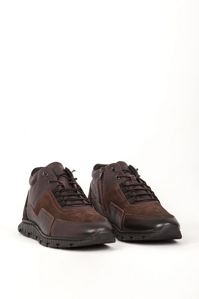 Hammer Jack Ανδρικά Lace-Up Comfort Casual Boots Real Leather 20625m Καφέ