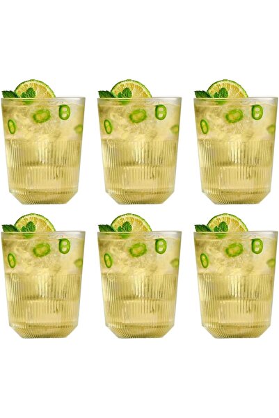 Royal Leerdam طقم أكواب رايو من الطراز القديم مكون من 6 قطع سعة 320 مل