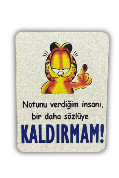 ERİSTAKI Ahşap Buzdolabı magneti -Eğlenceli Magnet-Komik Magnet-Hediyelik Mag...