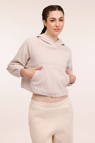 Lotto W-Burch Hoodie 4Pr Beige Women's Sweatshirt