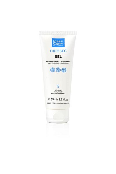 Martiderm Driosec Antitranspirant-Gel Für Hände Und Füße Martiderm 75 ml