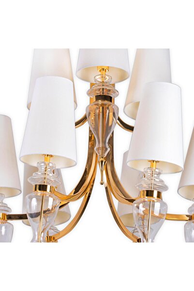 Bahar Aydınlatma 9 Kollu Avize Gold
