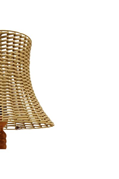 Bahar Aydınlatma Brown Wooden Bowl Lampshade