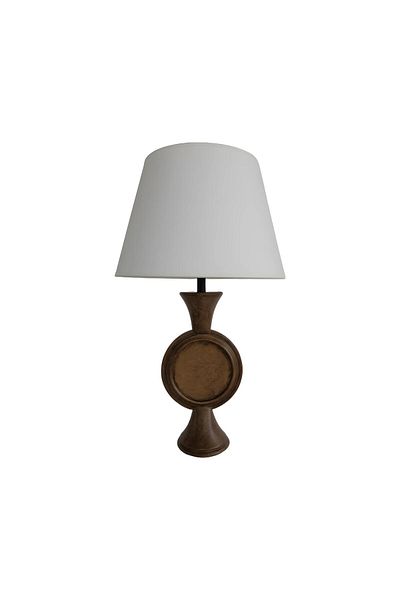 Bahar Aydınlatma Dustin Brown Polyester Antique Lampshade