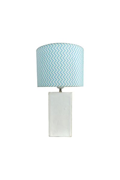 Bahar Aydınlatma Leroy White Wooden Lampshade - Cut and Textured