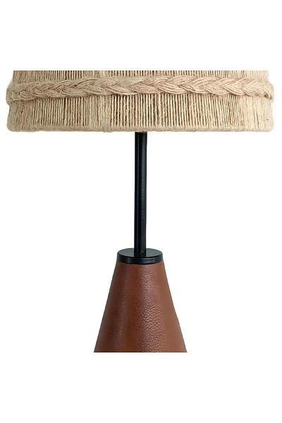 Bahar Aydınlatma Ella Brown Colored Wooden Lampshade