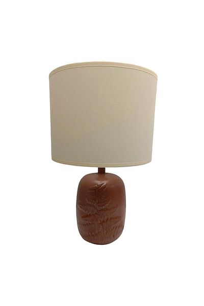 Bahar Aydınlatma Polyester Lampshade - Dried Rose Leaf Pattern
