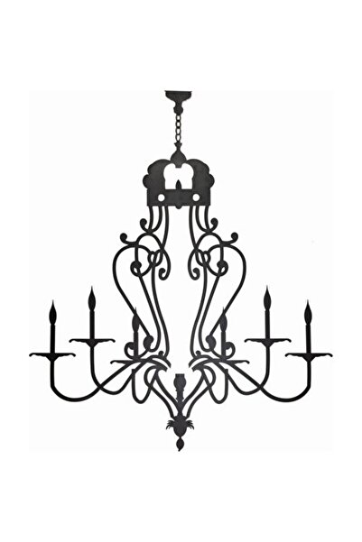 Bahar Aydınlatma Chandelier Metal Lazer Kesim Tablo 7128
