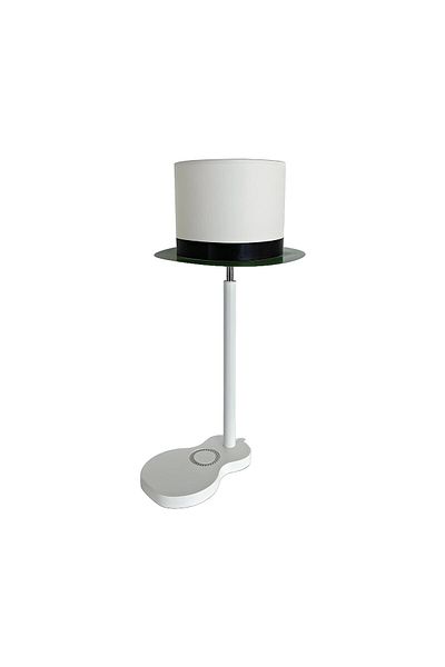 Bahar Aydınlatma White Green Metal Guitar Lampshade - Design