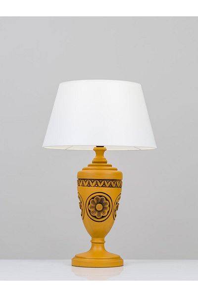 Bahar Aydınlatma Yellow Flores Lampshade