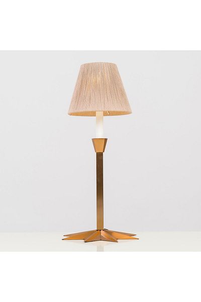 Bahar Aydınlatma Metal Lampshade with Rope Detail