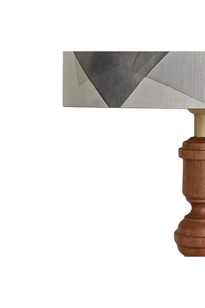 Bahar Aydınlatma Stella Brown Wooden Lampshade - Stylish and Comfortable