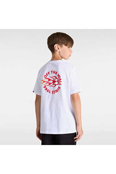 Vans Παιδικό λευκό μπλουζάκι Commet 66 Ss