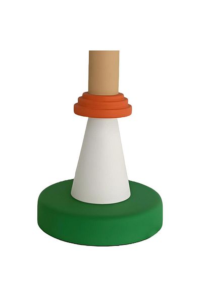 Bahar Aydınlatma Colorful Rosa Wooden Lampshade