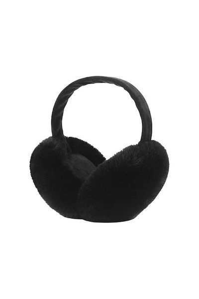 indirimofis Black Plush Winter Earmuff