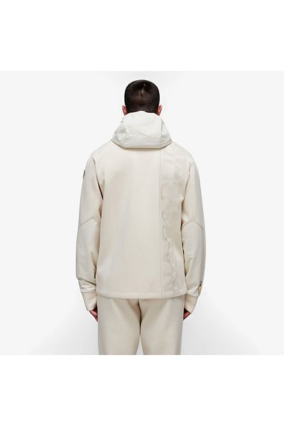 Napapijri سويت شيرت أبيض للرجال من Lys Full-zip
