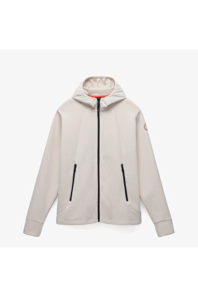 Napapijri Lys Full-Zip Men's White Sweatshirt