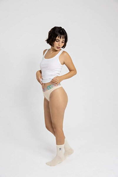 bacchus Couture Yumuşak Ve Nefes Alabilir Pamuklu Kadın String Tanga Heykel - Günlük Iç Giyim