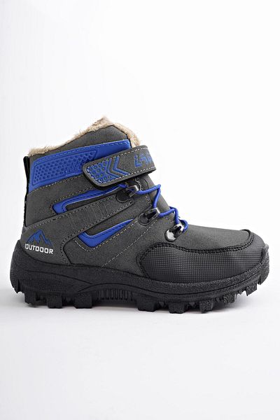 MUGGO Παιδικές μπότες Duck Guaranteed Cold Resistant Fur Velcro and Elastic