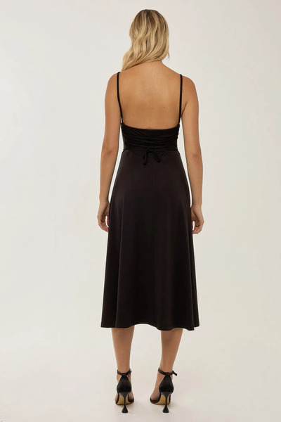 Hiccup Straight Cut Strap Maxi Dress