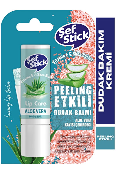 Peeling Etkili Dudak Bakım Kremi