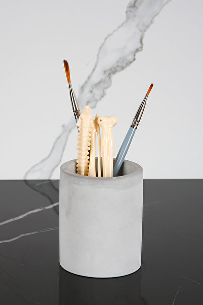 betonmall Θήκη οδοντόβουρτσας από σκυρόδεμα Θήκη οδοντόβουρτσας μπάνιου τουαλ...