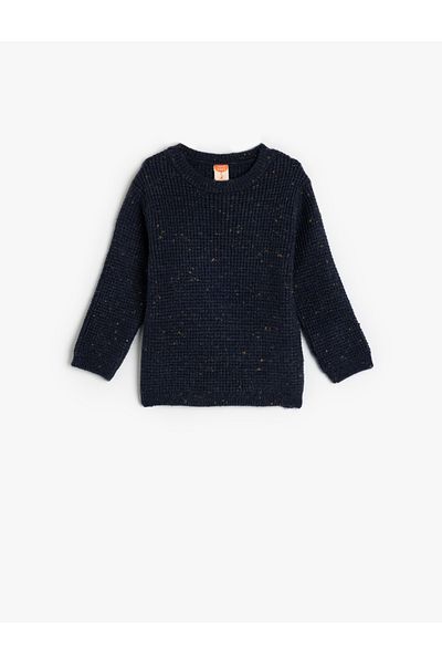 Koton Basic Knitwear Sweater Long Sleeve Round Neck