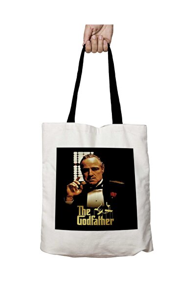 ART HEDİYE Чорна сумка з ручками Poderoso Chefão, The Godfather, що можна пра...