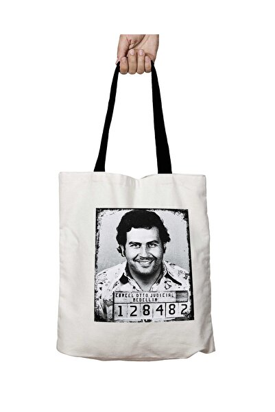 ART HEDİYE Escobar Washable School Shoulder Bag with Black Handles