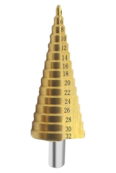 Genel Markalar Main Shop Kademeli Matkap Ucu Metal Sac Delme 4-32 Mm Titan M-...