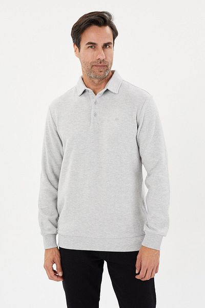 Tony Montana Φούτερ Tony Classics Velvet Polo Collar - KS-1491