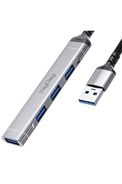 Veggieg USB 3.0 4 port 3*USB 2.0 ve 1*USB 3.0 Çoklayıcı Hub