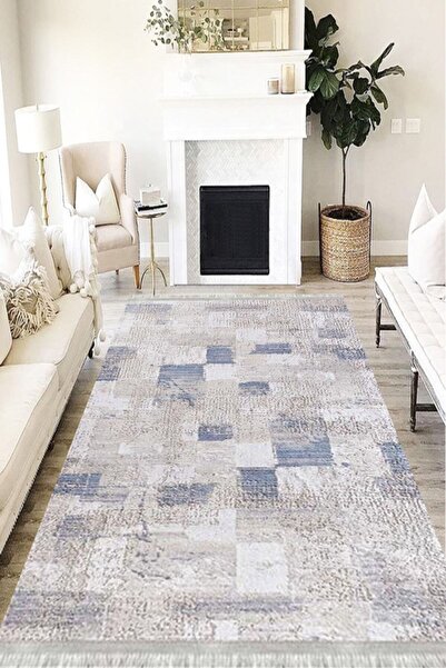 MOTTO HALI Doku Eko Punto Kaymaz Tabanlı Yıkanabilir Antibakteriyel Dijital B...