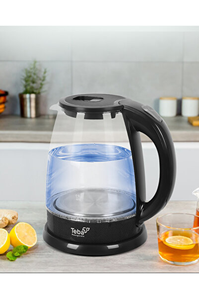 Teba Th-120 Işıklı Cam Kettle Kahverengi 2000 W ve altı Yok Cam C / F 2 Yıl 1 - 2 L
